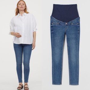H&M &Denim Skinny Ankle Maternity Jeans- Size 10